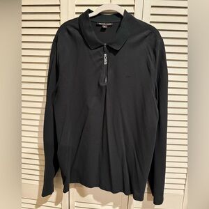 Men’s long sleeve quarter zip shirt